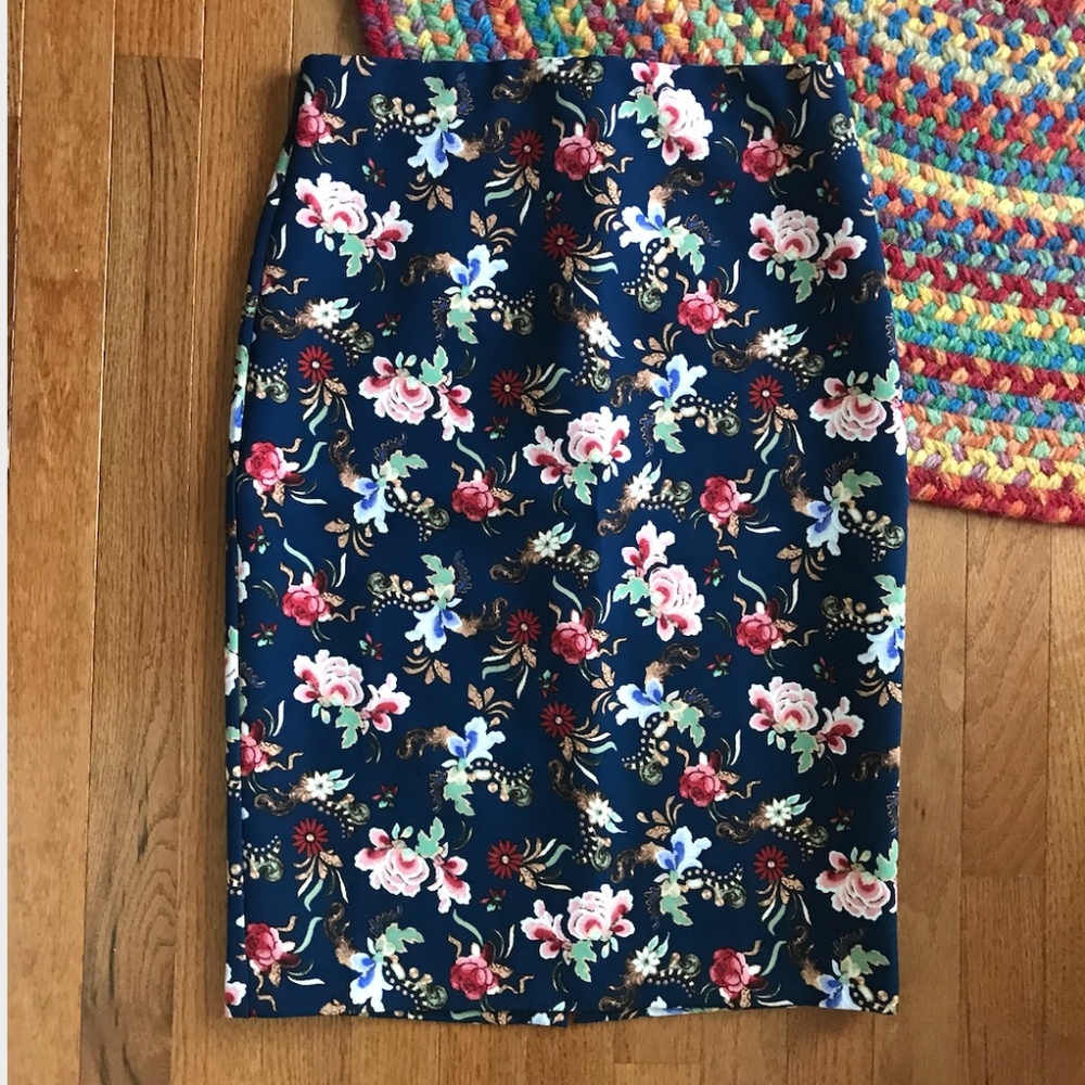 Philosophy Floral Pencil Skirt